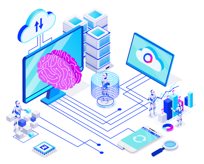 ilustración sobre inteligencia artificial